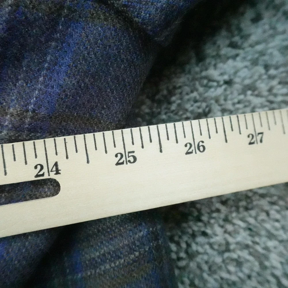 NEW Stafford Blazer Mens 54S Gray Plaid Wool Unstructured Sport Coat Suit Jacket